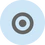 Target icon on a light blue background